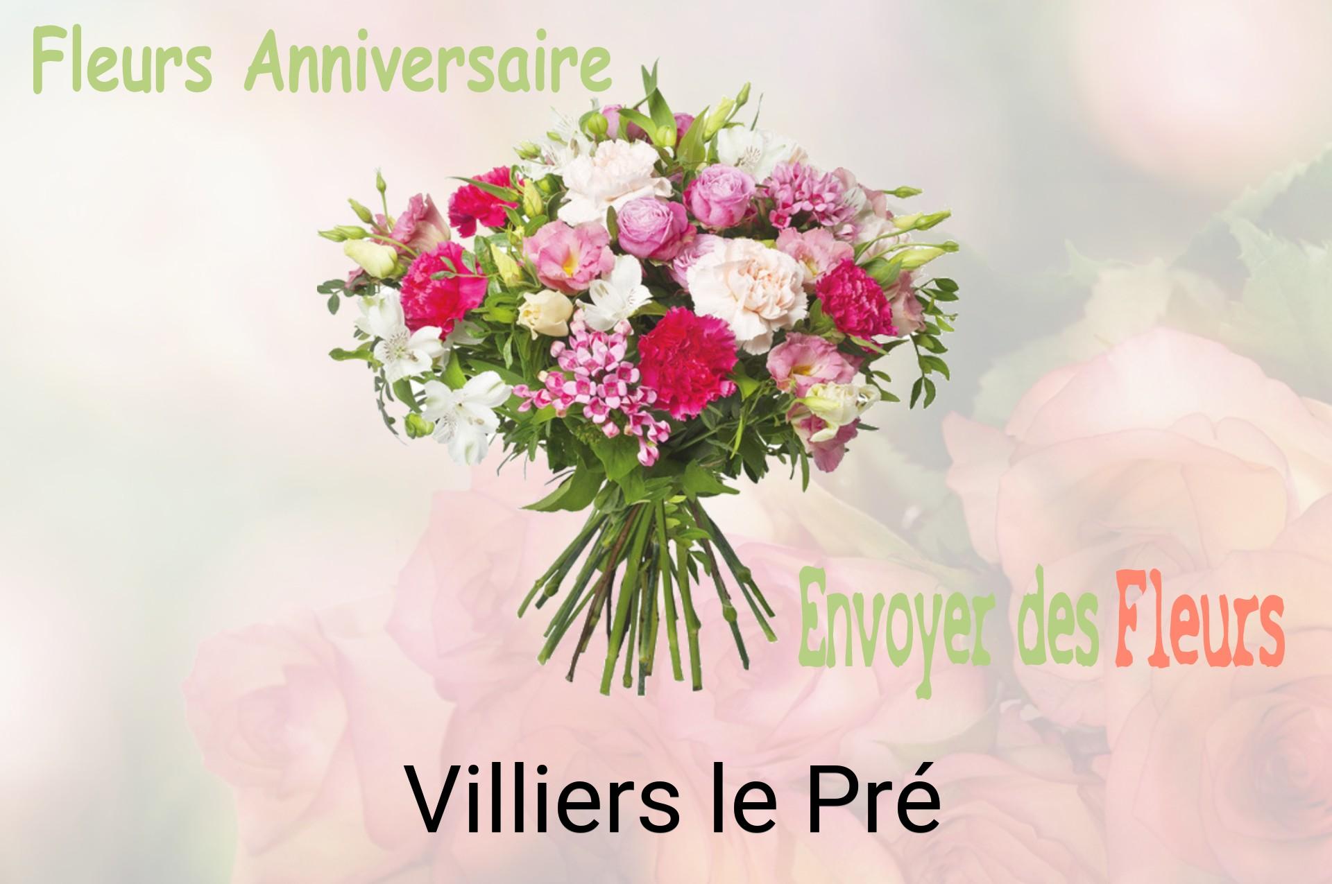Bouquet de fleurs d’anniversaire livré à Villiers-le-Pré